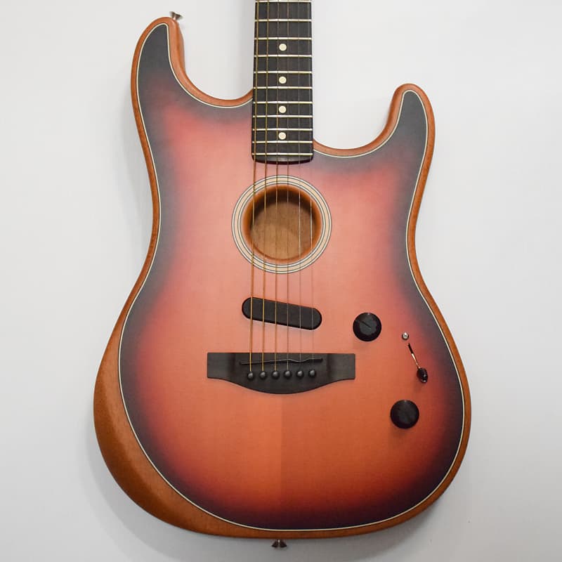 Fender American Acoustasonic Stratocaster Acoustic-electric Guitar (DEMO) - 3-Color Sunburst image 1