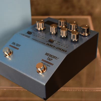 Boss MD-200 Deluxe Modulation Pedal Blue w 2 FREE Patch cables & FAST Same Day Shipping image 3