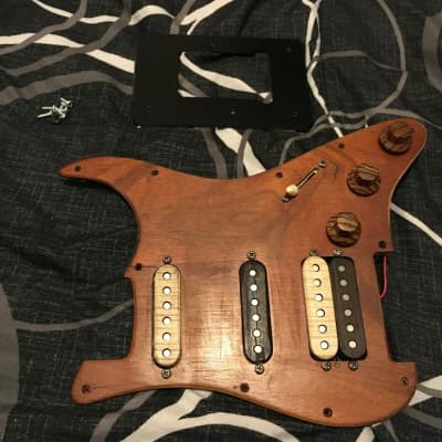 Prewired Strat HSS pickguard w/ Lollar pickups and Ilitch Silent Single coil image 1