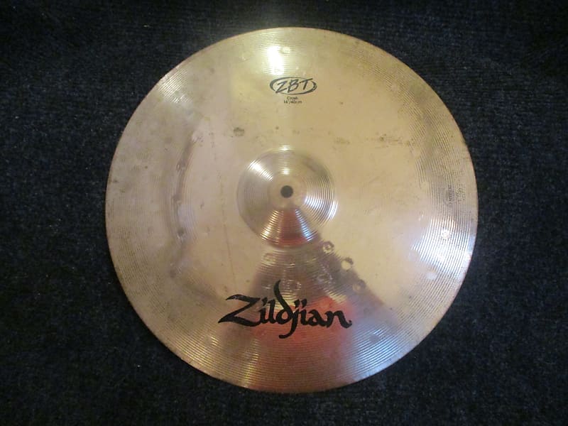 Zildjian ZBT 16 Inch Crash Cymbal, Brilliant Finish, Medium Reverb