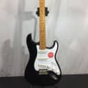 Squier Classic Vibe '50s Stratocaster Electric Guitar, Maple Fingerboard, Black
