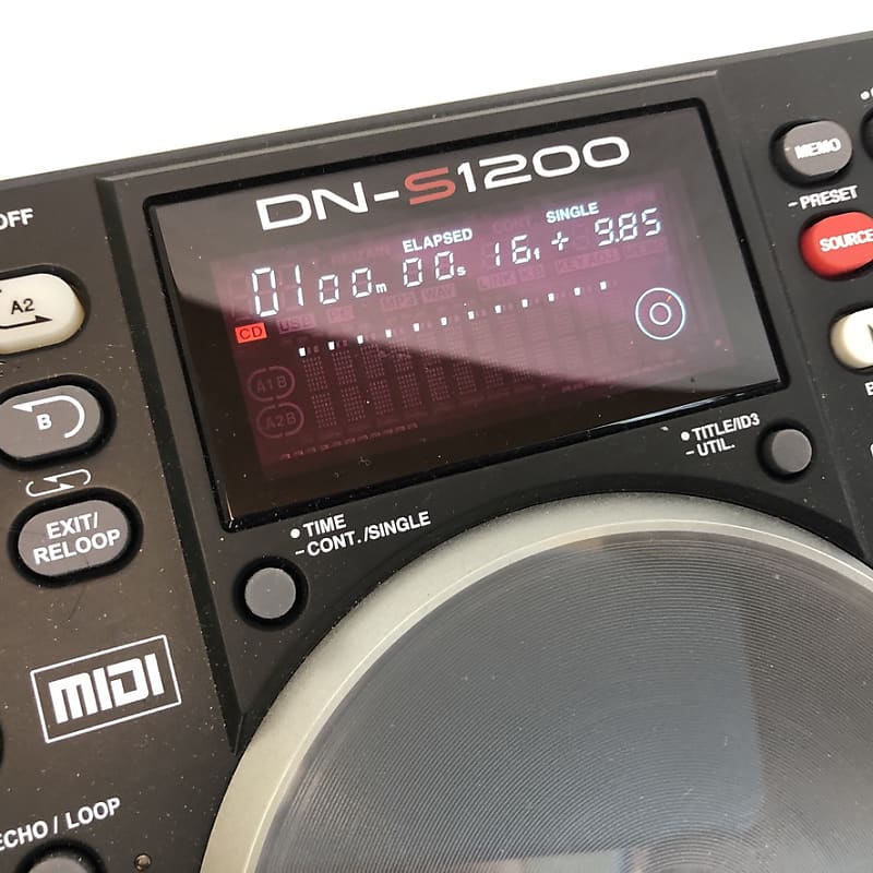 Denon DN-S1200 Compact DJ CD/Media/USB Player/Controller Serato