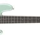 Fender Deluxe Active Jazz Bass V 5-String Bass Guitar (Surf Pearl, Pau Ferro Fingerboard) (Used/Mint)