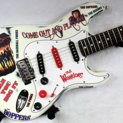 Custom Painted and Upgraded Fender 20th Anniversary Squier Strat Affinity Series  (Aged & Relic'ed) image 5