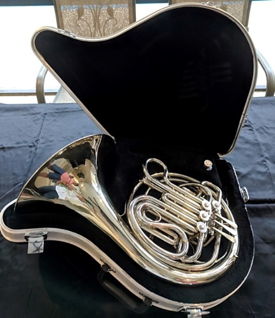 Holton H379 Double French Horn Nickel Silver Reverb