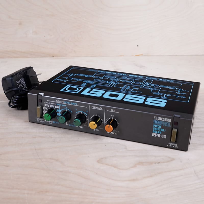 Boss RPS-10 Micro Rack Series Digital Pitch Shifter / Delay Black 