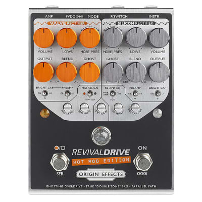 ギター ORIGIN EFFECTS REVIVAL DRIVE RevivalDRIVE Custom and Footswitch – Origin Effects