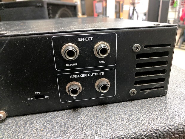 Hartke Model 2000 Bass Amplifier Head, 200 W/4 Ohms, Tube