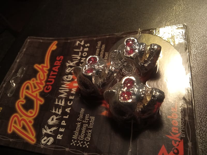 BC Rich Skreeming Skullz Replacement Knobs Skreeming Skullz! Reverb