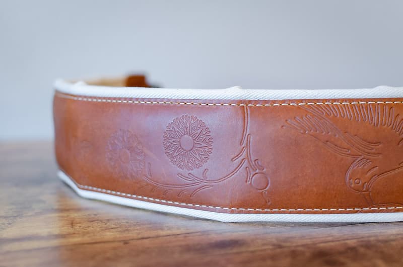 Gibson Montana Tan Leather Strap (ASAC-TAN) | Reverb