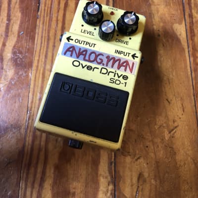Boss SD-1 Super Overdrive w/ Analogman Mod | Reverb