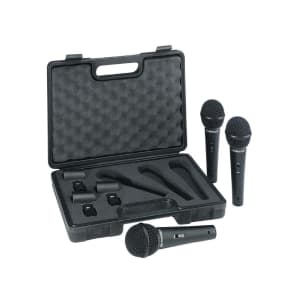 Behringer XM1800S Dynamic Microphones with Case (Set of 3)