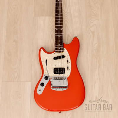 2012 Fender Kurt Cobain Mustang Left-Handed Fiesta Red w/ Seymour Duncan SH-4, Japan MIJ image 2
