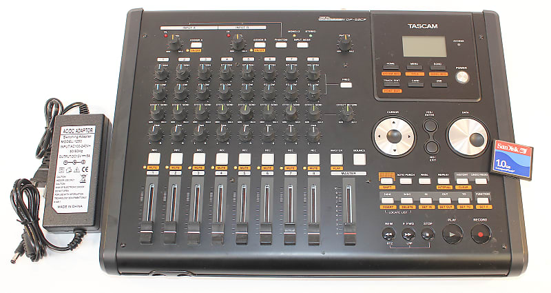 TASCAM DP-02CF Digital Portastudio 8-Track Recorder w/1GB Compact