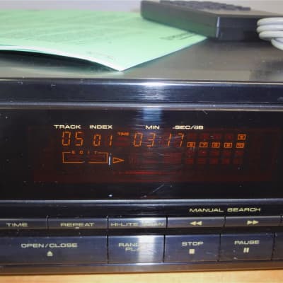 Single Disc Pioneer CD Player PD-4550 w Remote & Manual - Burr Brown PCM1700P DAC - image 4