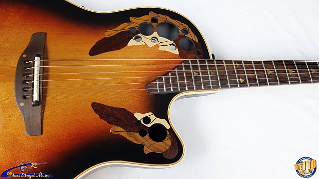 Ovation Model 1868 Elite Shallow Bowl Acoustic-Electric Guitar w