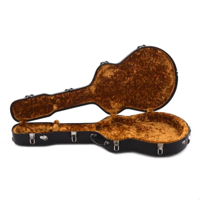 Calton Cases Electric ES-335 Guitar Case Black w/Gold Velvet Interior image 2