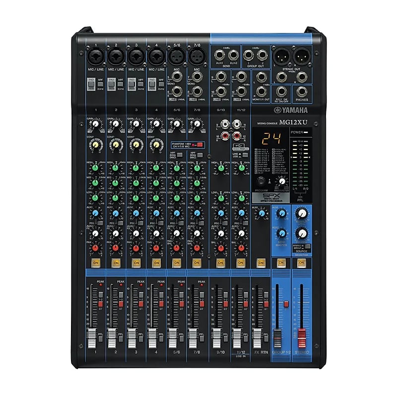 Yamaha MG12XU 12 Channel Analog Mixer | Reverb