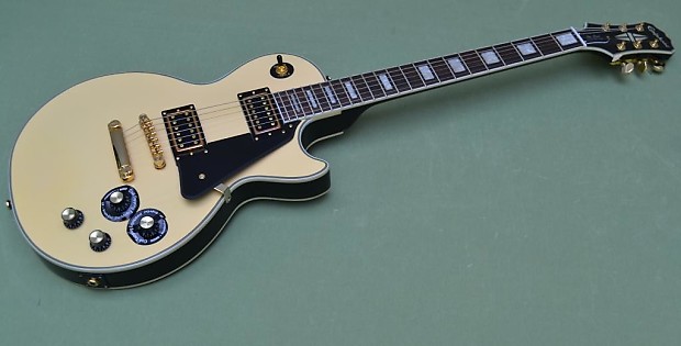 Epiphone les paul custom top blackback pro electric guitar