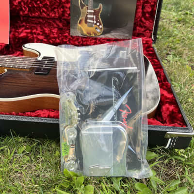 Fender Custom Shop Limited Edition P90 Mahogany Telecaster Journeyman Relic Ebony Transparent 2022 Ebony Transparent image 23