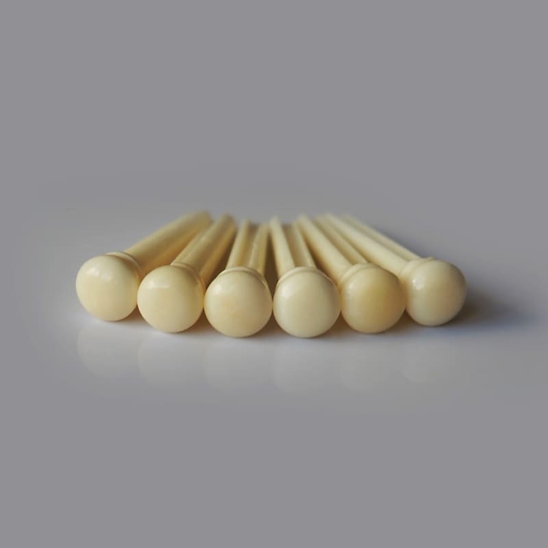 Bone Guitar Bridge Pins String Pegs Reverb