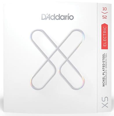 D'Addario XSE1052 XS Nickel Coated 10-52 Light Top/Heavy Bottom Gauge Electric Guitar Strings