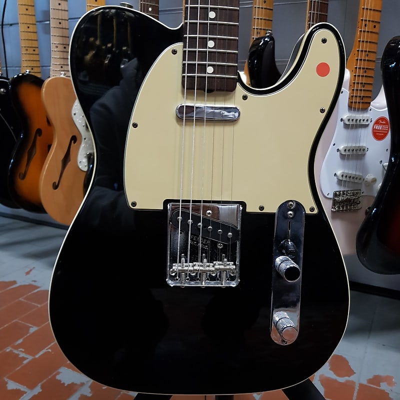 Fender American Vintage Telecaster Custom 62 Black | Reverb