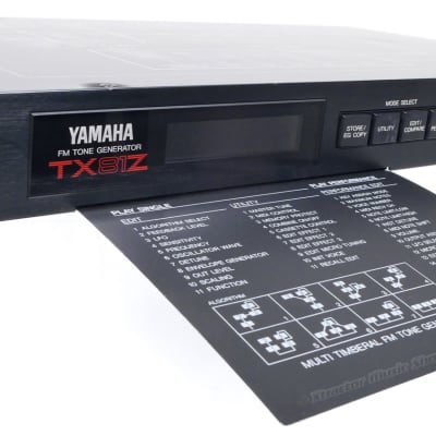 YAMAHA TX-81Z TX 81Z Vintage FM Synthesizer 80s 19" dx7 802 + Rechnung + 1 JAHR GEWÄHR✅