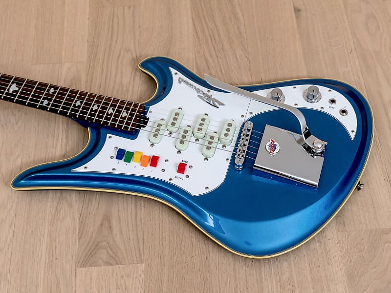 2015 Teisco Spectrum 5 Vintage Reissue Guitar Metallic Blue 2015 Teisco Spectrum 5 Vintage Reissue Guitar Metallic Blue