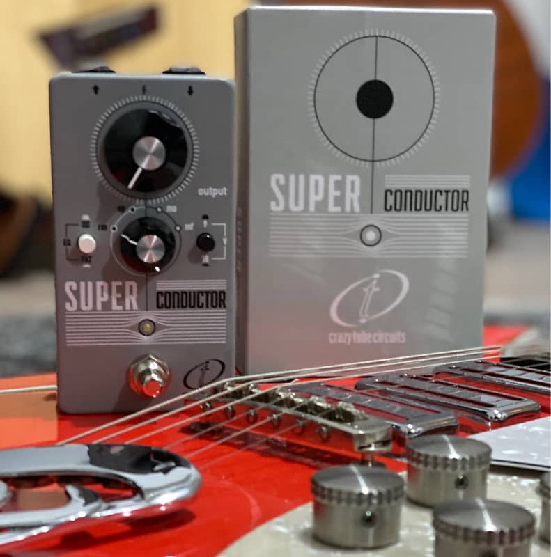 Crazy Tube Circuits Super conductor Booster 2022 Grey