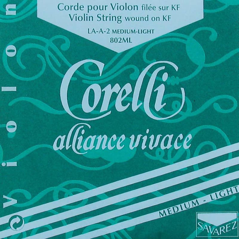 D'addario Ascenté Violin A310, 3/4 Scale, Medium Tension Corde violon
