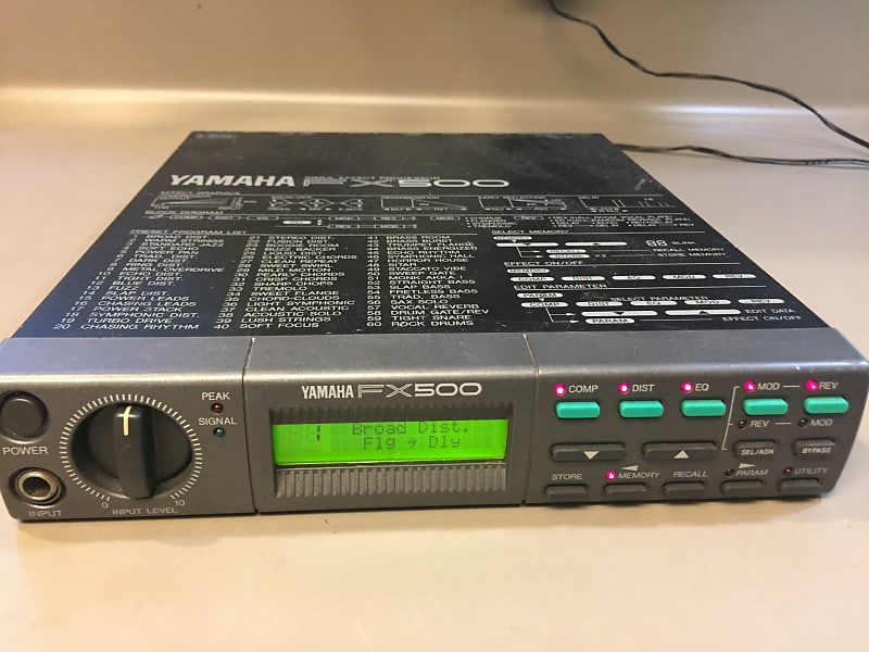 ギター YAMAHA FX500 Simul-Effect Processor YAMAHA FX500 SIMUL-EFFECT PROCESSOR Guitar Effect | eBay