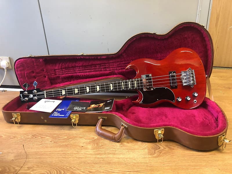 Gibson SG Standard Bass Left Handed Heritage Cherry 2018 image 1