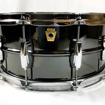 Open Box/Display Model Ludwig LB417 Black Beauty 6½" x 14" 10-Lug Brass Snare Drum - Black Nickel-Plated image 5