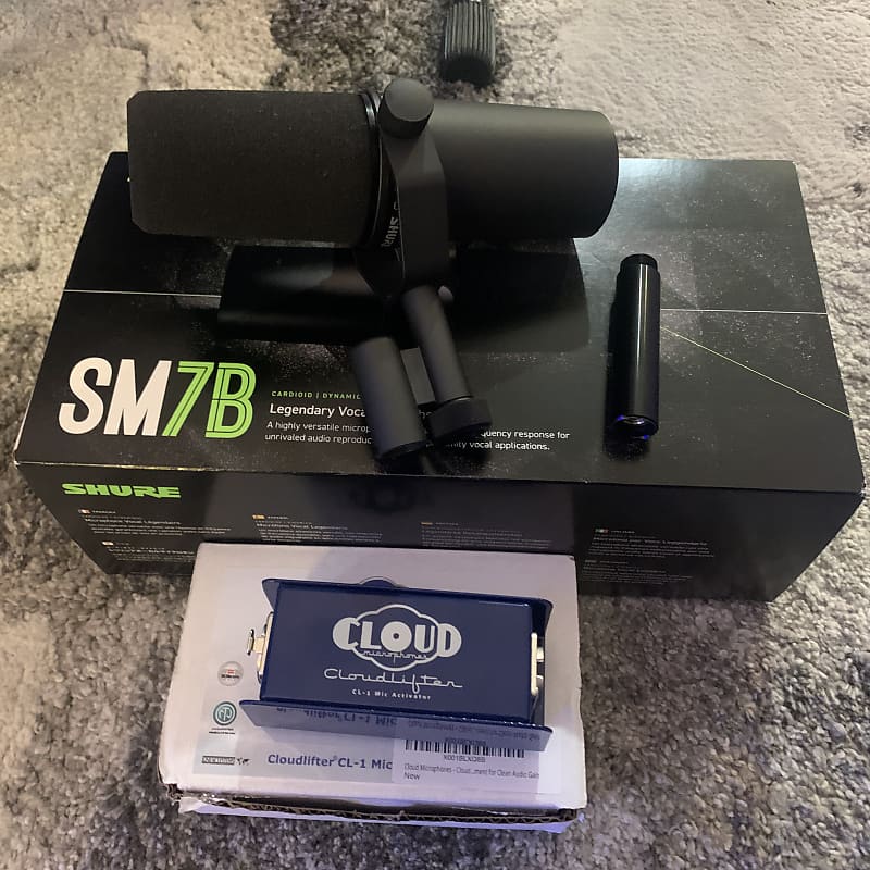 Shure SM7B and Cloudlifter Bundle Reverb
