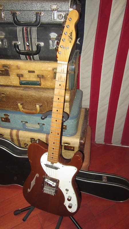 Vintage 1960's Aria Telecaster Thinline Copy w/ Hard Case