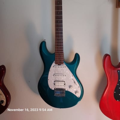 Ernie Ball Music Man Silhouette Special 2007 - Teal Pearl for sale