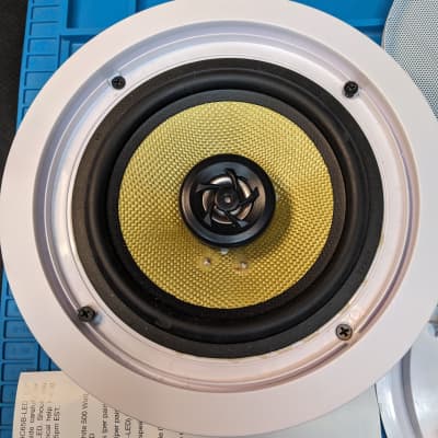 Rockville HC-65B-LED 6.5-inch 2-way Speaker Pair | Kevlar Cone + 10 oz. Ferrite Magnet | 8 Ohms + 80 Watts RMS each | 60Hz - 20 kHz 89dB @ 1w/1m image 6