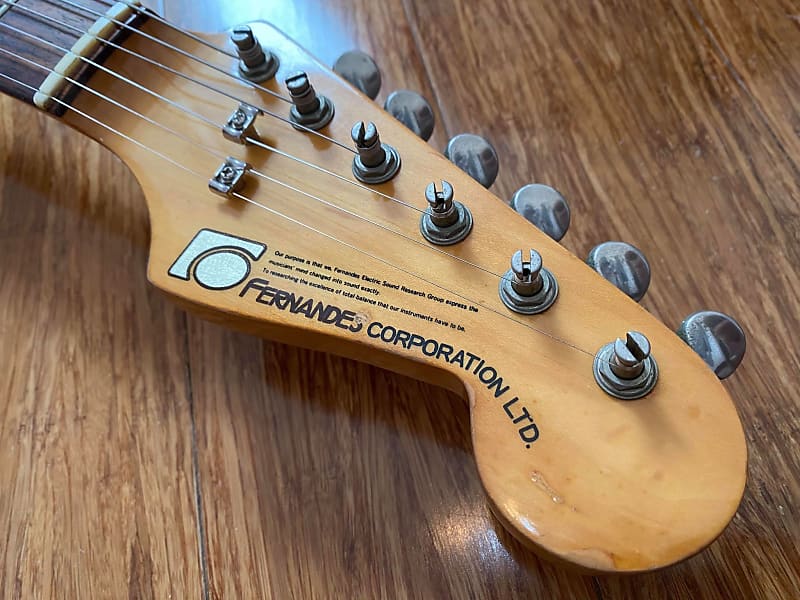 Vintage 1980 Fernandes (Burny) FST-65 Japanese Stone Logo