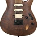 Ibanez SEW761MCWNTF 6 string SEW series electric guitar in Natural Flat exotic wood