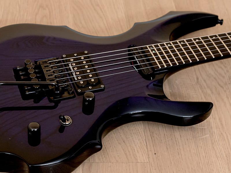 2000 ESP Forest-GT Electric Guitar See Thru Purple Japan w/ Seymour Duncan  SHR-1 & TB-4