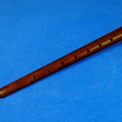 Indian SHEHNAI Festival Oboe. Large 18-inch Beauty in Rosewood with Brass bell.  Set of  3 reeds image 2