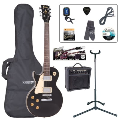 Encore E99 Electric Guitar Pack ~ Left Hand Gloss Black for sale