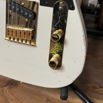 MJT Allparts Partscaster Telecaster - Olympic White image 6