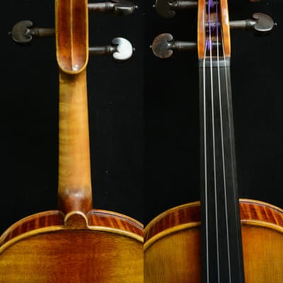 A great Sounding Violin Guarneri del Gesu 1743 Cannone Violin 1-PC Flamed Back image 3