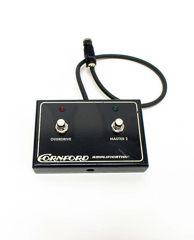 Cornford Amplifier 2 Button Footswitch Overdrive / Master Reverb