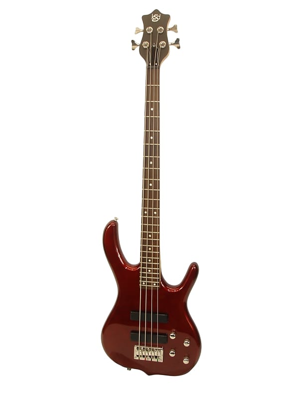 KSD Ken Smith Design Burner Standard 4 4-String Electric Bass - Metallic Red image 1
