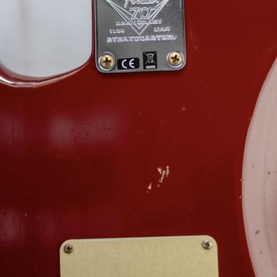 Fender Custom Shop Limited Edition 1954 Roasted Stratocaster Journeyman Relic Roasted Maple Fretboard Cimarron Red image 5