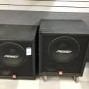 2-Peavey 115 BVX 400-Watt 1x15 Bass Speaker Cabinet