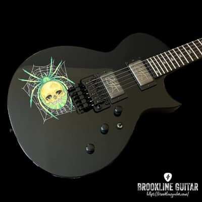 ESP 30th Anniversary KH-3 Kirk Hammett Spider - Black with Spider Graphic for sale